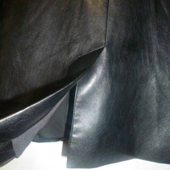 We The Free Black Faux Leather Blazer Jacket – Size Small (Fits M) - Picture 6 of 12